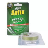 Леска плетеная SUFIX Feeder Braid Gore Olive Green 100m 0.10