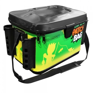 фото - Сумка для снастей Yoshi Onyx Patch Bag с держателями для спиннингов, желто-зеленая