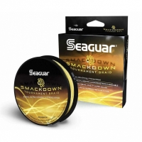 Шнур плетеный Seaguar Smackdown (x8) желтый 0,128 мм 10 lb/4,5 кг 137м.