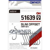 Крючки Офсетные OWNER SLIM OFFSET Серия 51639 Размер 12, 11шт 