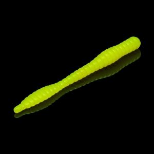 фото - Форелевая приманка Soorex Worm (Бобриный хвост) 80мм, цвет 113 Lemon