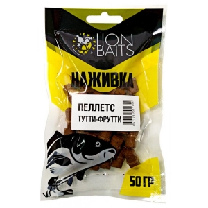 фото - Пеллетс насадочный с резинками LION BAITS Тутти-Фрутти 8мм 50гр