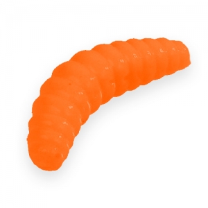 фото - Форелевая силиконовая приманка Trout Zone Maggot, 1.6in, цвет оранжевый, 10шт.