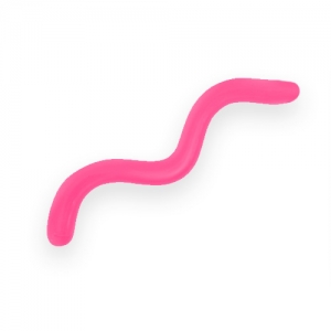 фото - Силиконовый червь Trout Zone Wake Worm-2 Лапша (доширак), 3.2in, цвет розовый, 11шт.