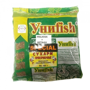 фото - Сухари прикормочные готовые УНИFISH special ваниль 0,5кг