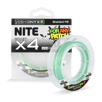 Леска плетеная Yoshi Onyx NITE 4 Green, 0.8